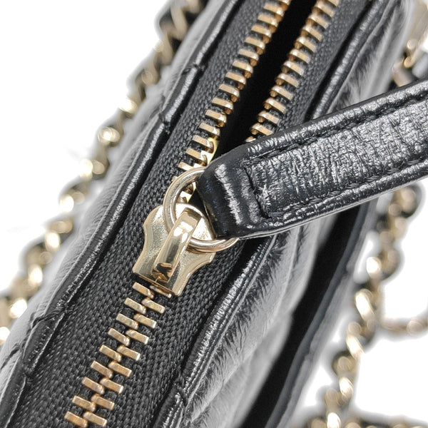 24B Small Quilted Lambskin Black