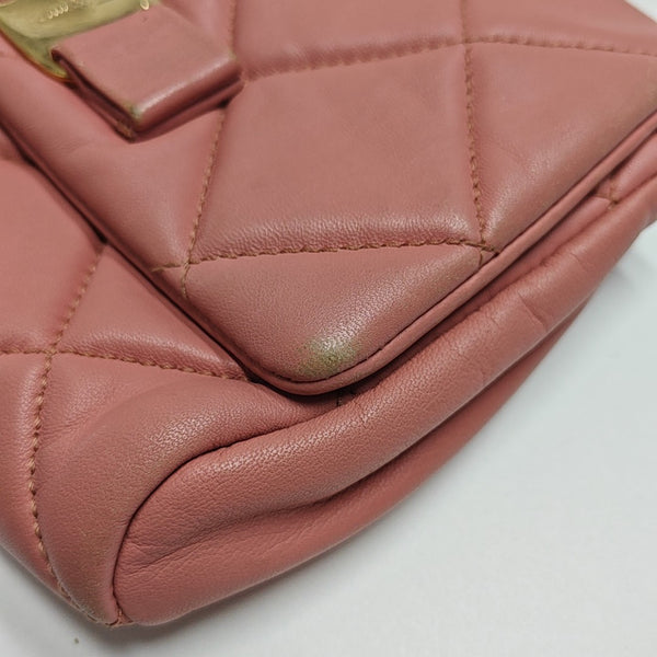 Vara Quilted Calfskin Pink