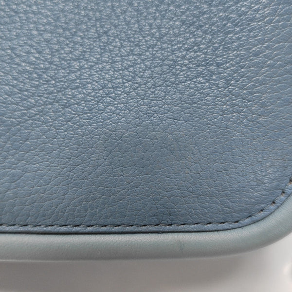 Calfskin Shoulder Bag Blue