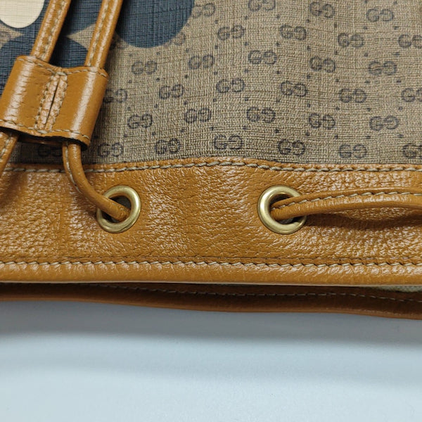 Disney X Gucci Monogram Coated Canvas Brown