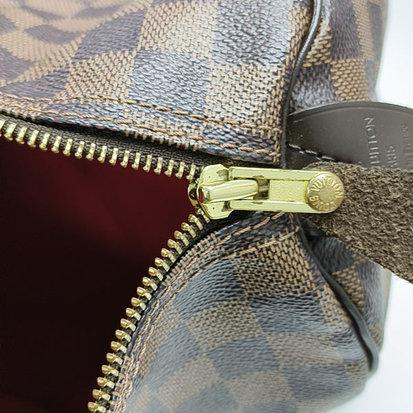 SPEEDY 35 Damier Ebene Coated Canvas Brown