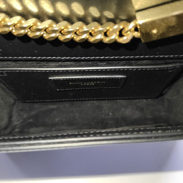 Authenticated pre-owned KATE Mini Calfskin Black - Crossbody Bag at Looply