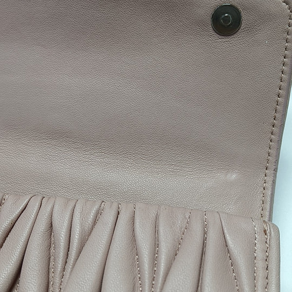 Miu Lady Quilted Lambskin Pink