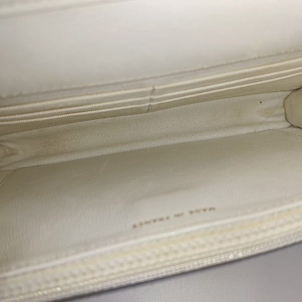 WOC Quilted Lambskin White