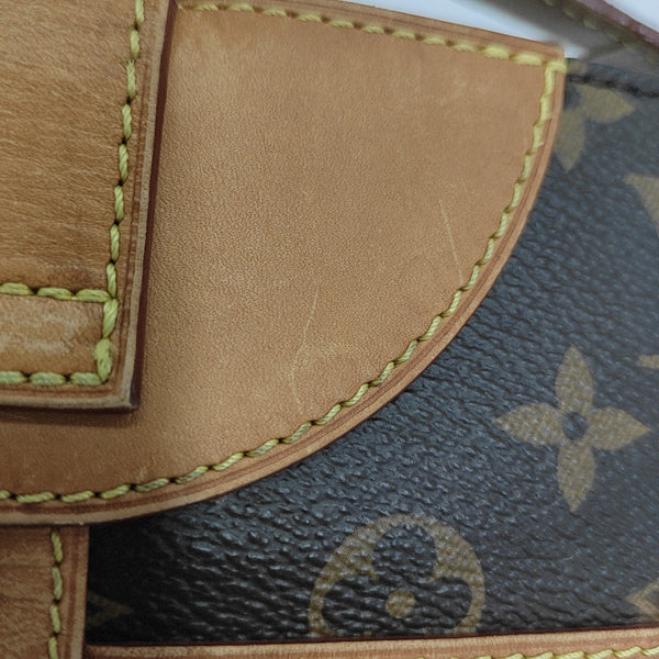 DUFFLE Monogram Coated Canvas Brown