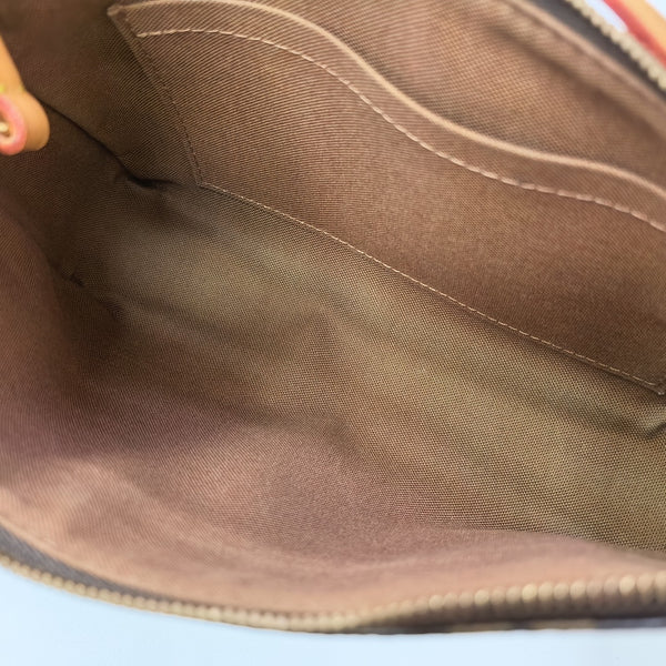 ACCESSOIRES GM Monogram Coated Canvas Brown