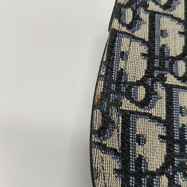 Saddle Monogram Canvas Azul