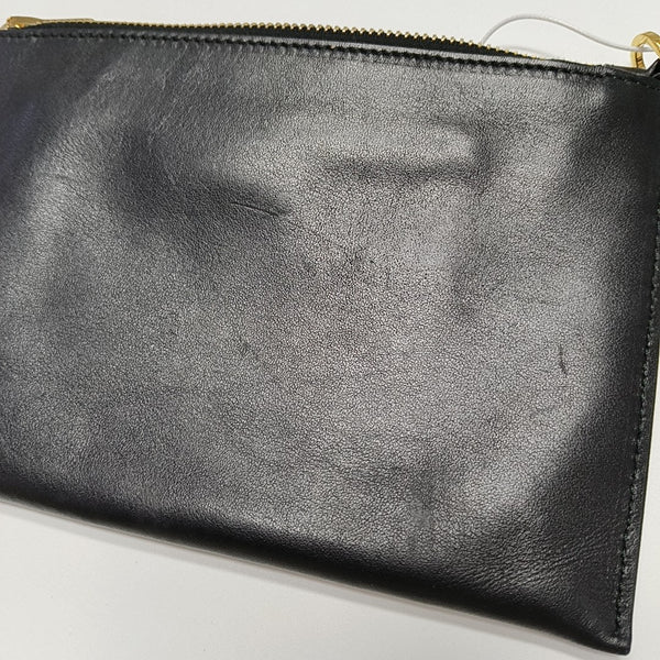 Calfskin Clutch Black