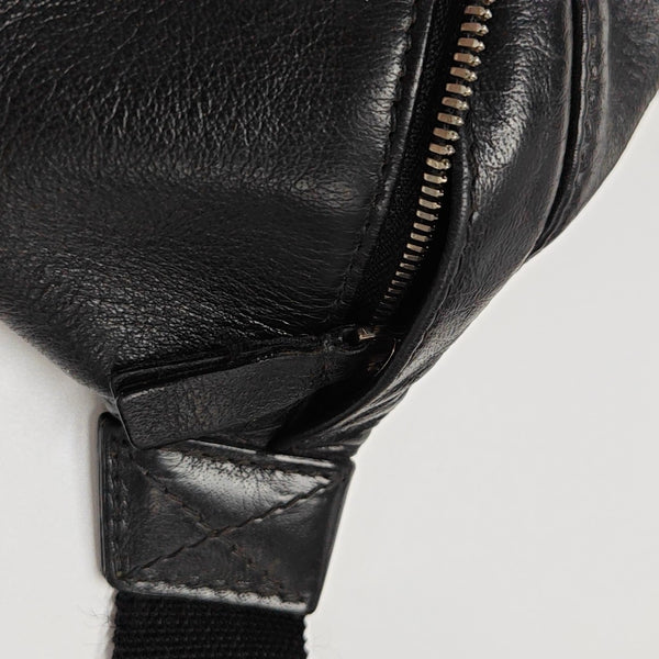Calfskin Belt Bag Black
