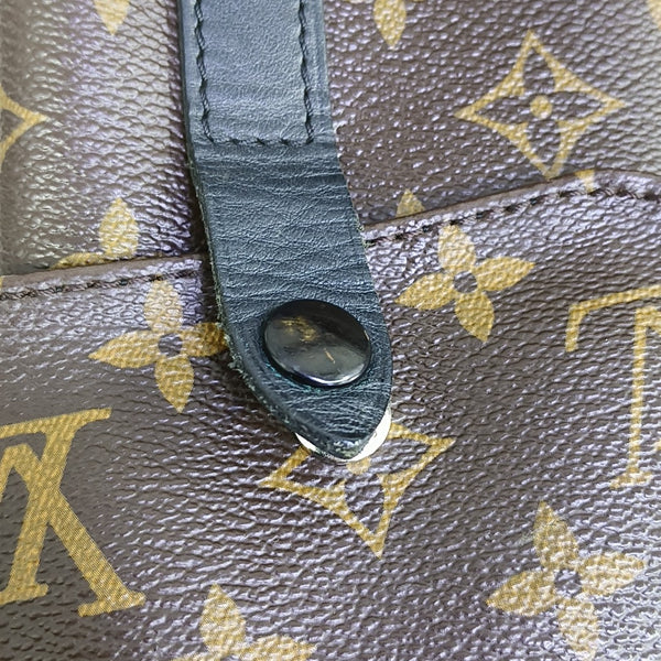 CHRISTOPHER MM Monogram Coated Canvas Brown