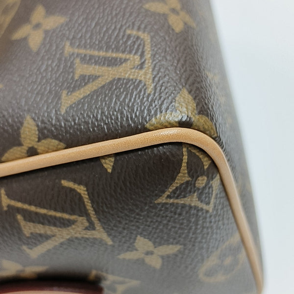 SPEEDY 20 Monogram Coated Canvas Brown