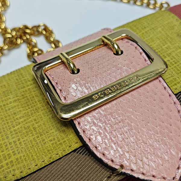 Buckle Calfskin Multicolor