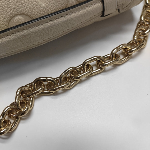 MÉTIS EAST WEST Monogram Calfskin Beige