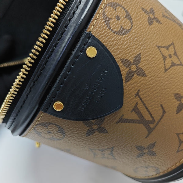 CANNES PM Monogram Coated Canvas Brown