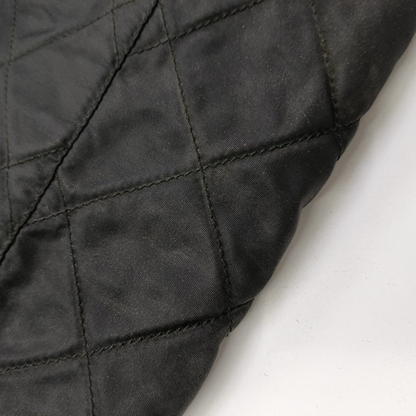 Nylon Quilted Nylon Black