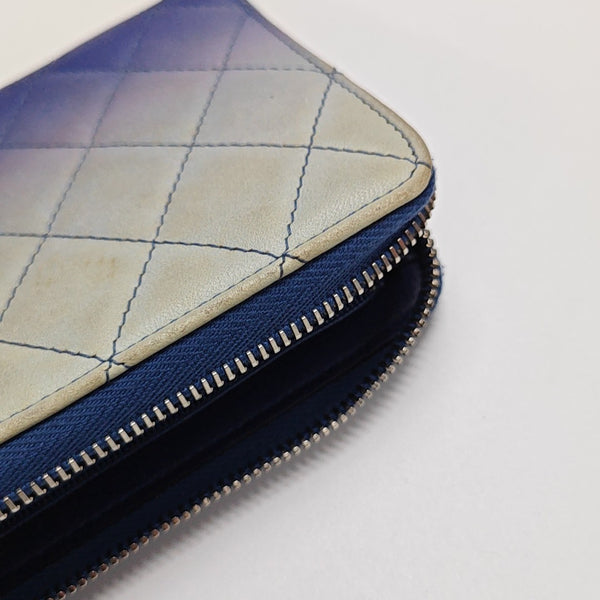 Quilted Calfskin Wallet Multicolor