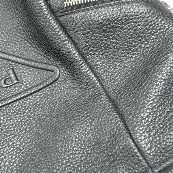 Calfskin Shoulder Bag Black