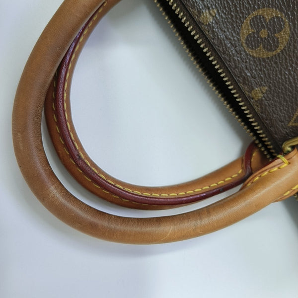 SPEEDY 30 Monogram Coated Canvas Brown