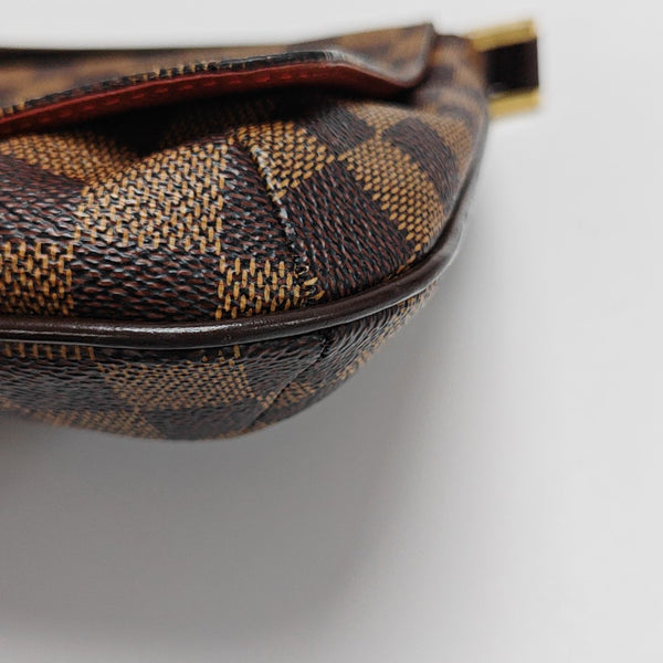 MUSETTE TANGO Damier Ebene Coated Canvas Brown