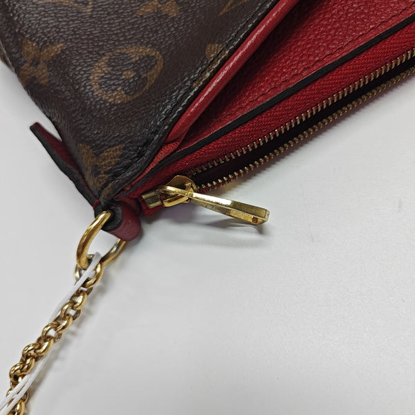 PALLAS BB Monogram Coated Canvas Brown
