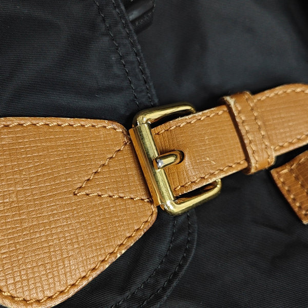 The Rucksack Medium Nylon Black