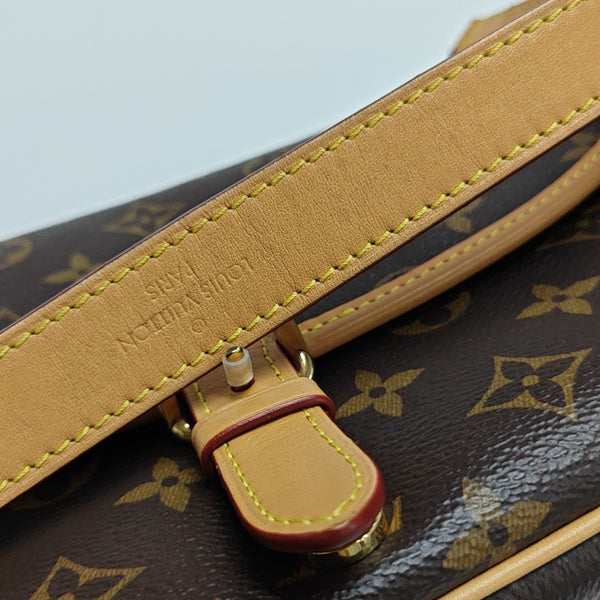 DIANE Monogram Coated Canvas Brown