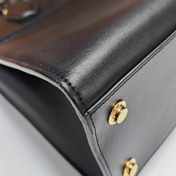 CITY STEAMER MM Calfskin Black