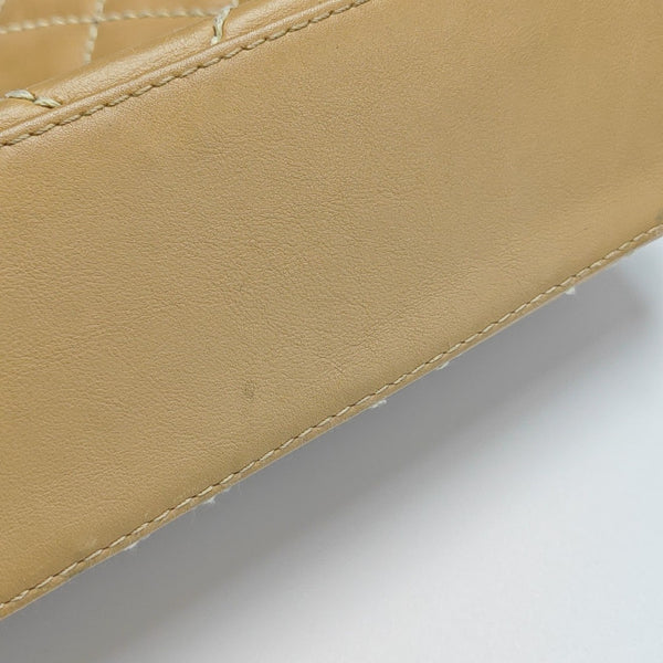 SURPIQUE Quilted Calfskin Beige
