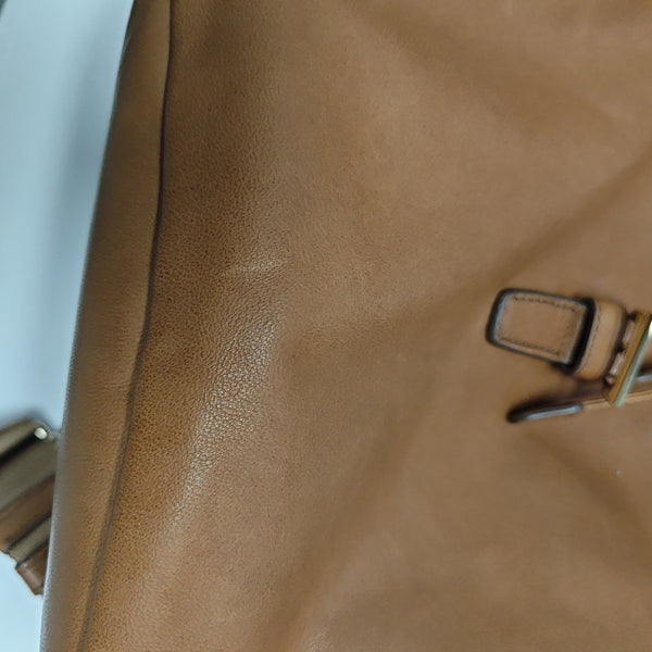 Re-Nylon Backpack Lambskin Brown