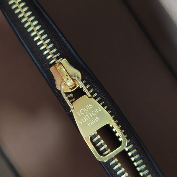 NÉONOÉ MM Damier Ebene Coated Canvas Brown