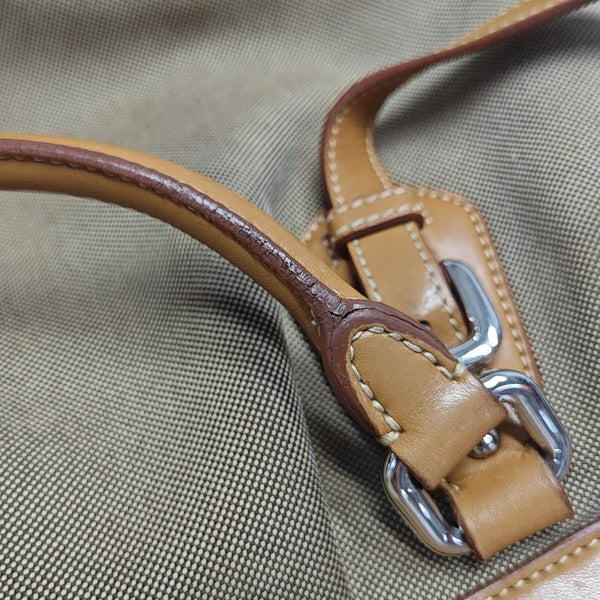 Fabric Tote Bag Brown