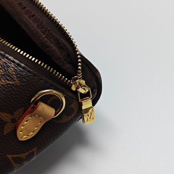 UTILITY Mini Monogram Coated Canvas Brown