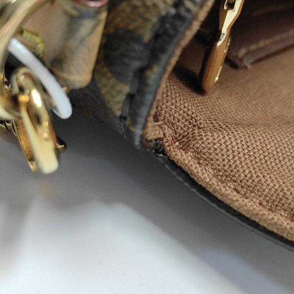 IVY Monogram Coated Canvas Brown