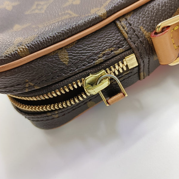 PANAME SET Monogram Coated Canvas Brown
