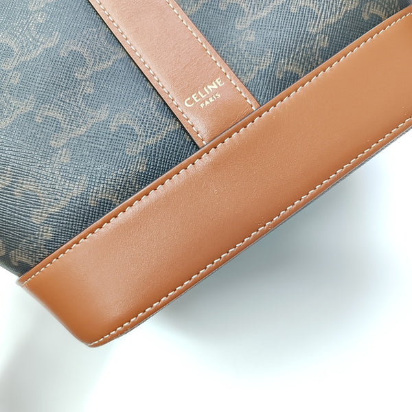TRIOMPHE CANVAS Small Coated Canvas Brown