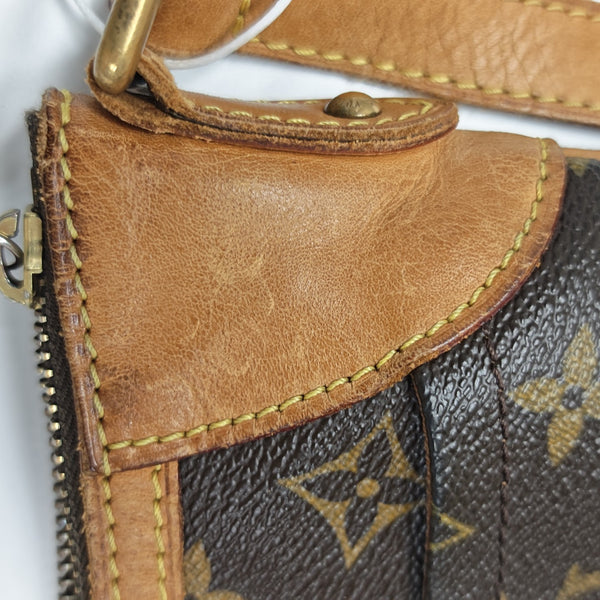 ODEON Monogram Coated Canvas Brown