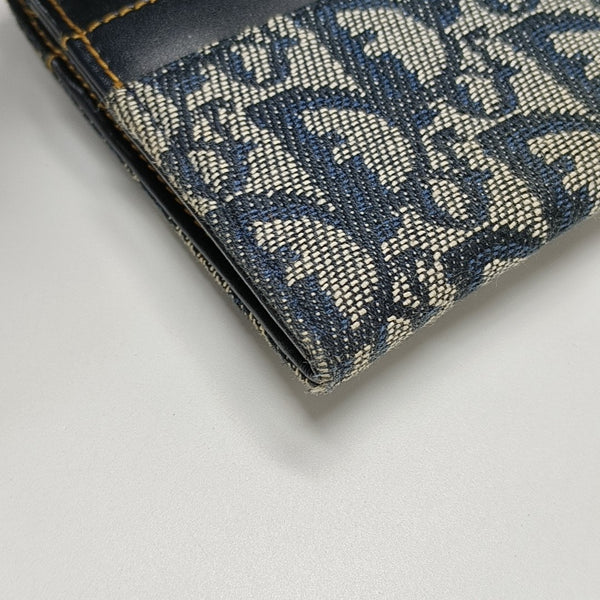 Oblique Canvas Wallet Blue
