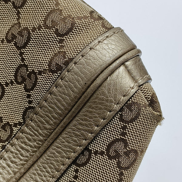 Monogram Canvas Tote Bag Beige