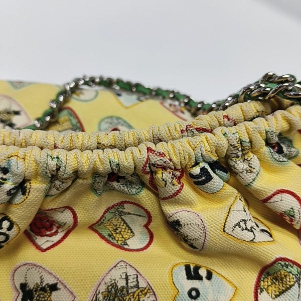 Fabric Top Handle Bag Multicolor
