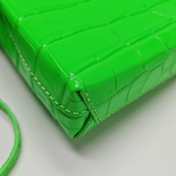 Shopping Bag Calfskin Green