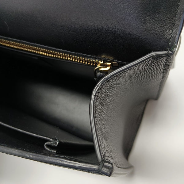 30 Montaigne Calfskin Black