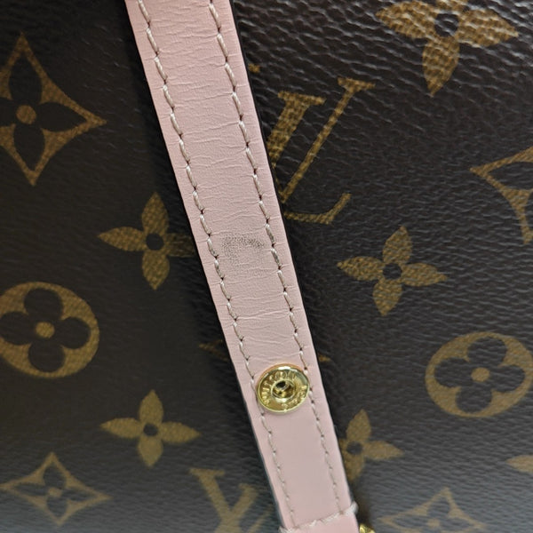 NÉONOÉ MM Monogram Coated Canvas Brown