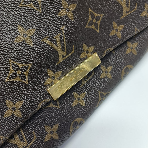 FAVORITE MM Monogram Coated Canvas Brown