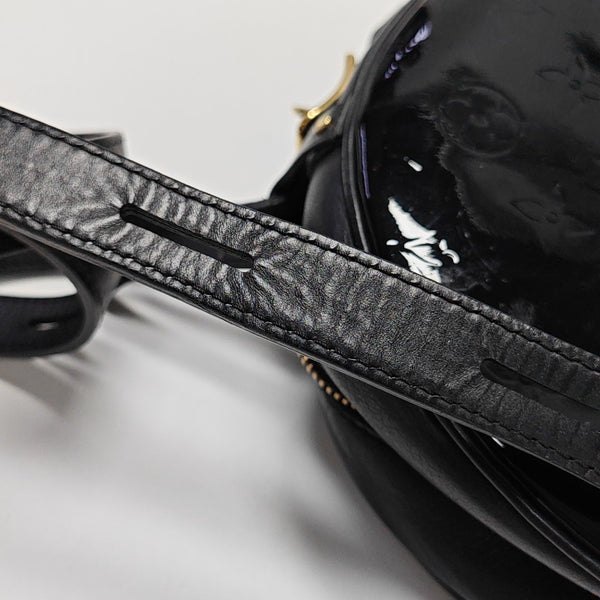 BOITE CHAPEAU MM Patent Leather Black