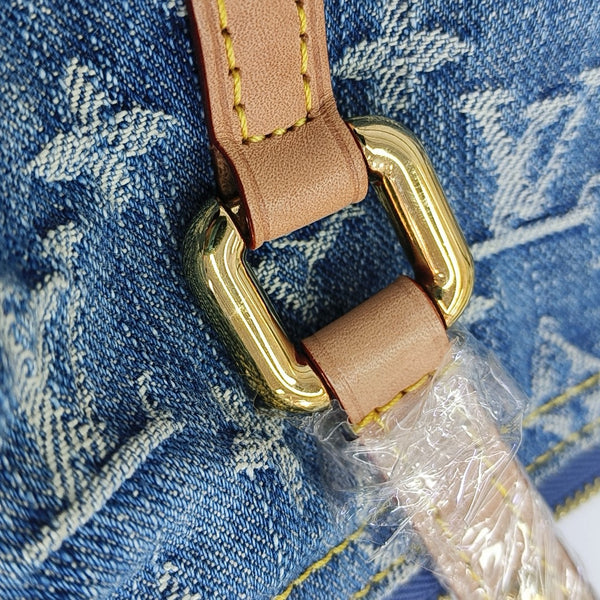 PAPILLON 26 Monogram Denim Blue
