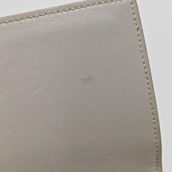 SUNSET Medium Calfskin White