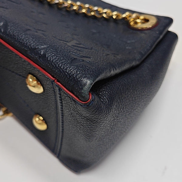 SURENE BB Monogram Calfskin Blue