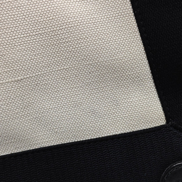 Navy Mini Canvas Beige