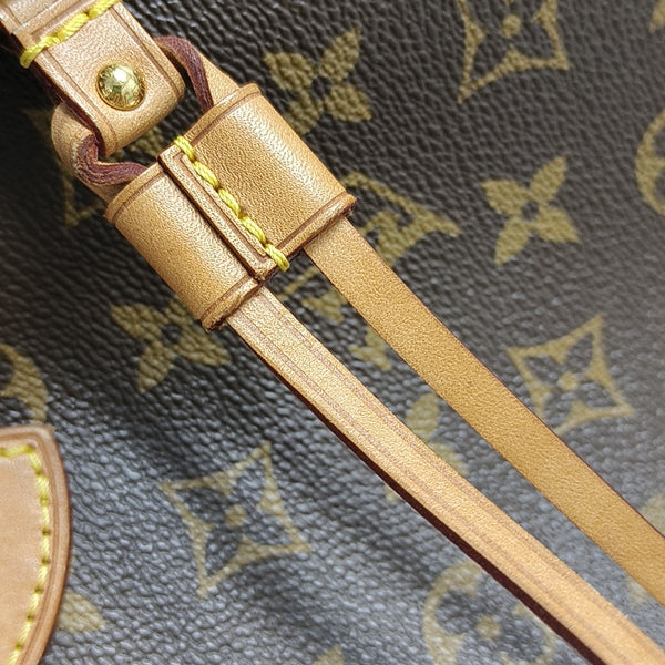 NEVERFULL MM Monogram Coated Canvas Brown