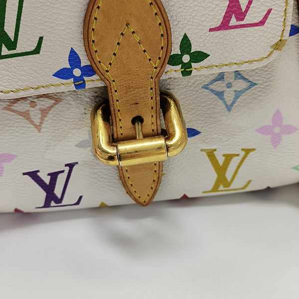 LV × TM PRISCILLA Monogram Coated Canvas White